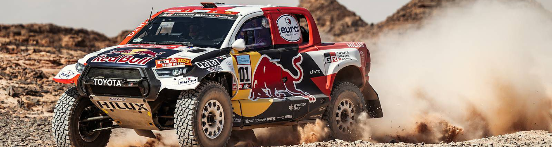 Изображение на странице НАССЕР АЛЬ-АТТИЯ ЗА РУЛЕМ TOYOTA HILUX СТАЛ ПОБЕДИТЕЛЕМ РАЛЛИ-РЕЙДА «ДАКАР-2022» Тойота Центр Орёл